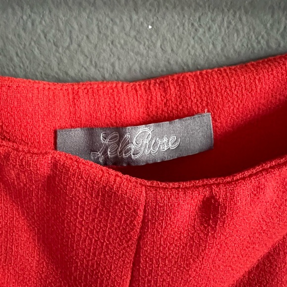 Lela Rose | Button Cuff Pants in Scarlet - Picture 12 of 12